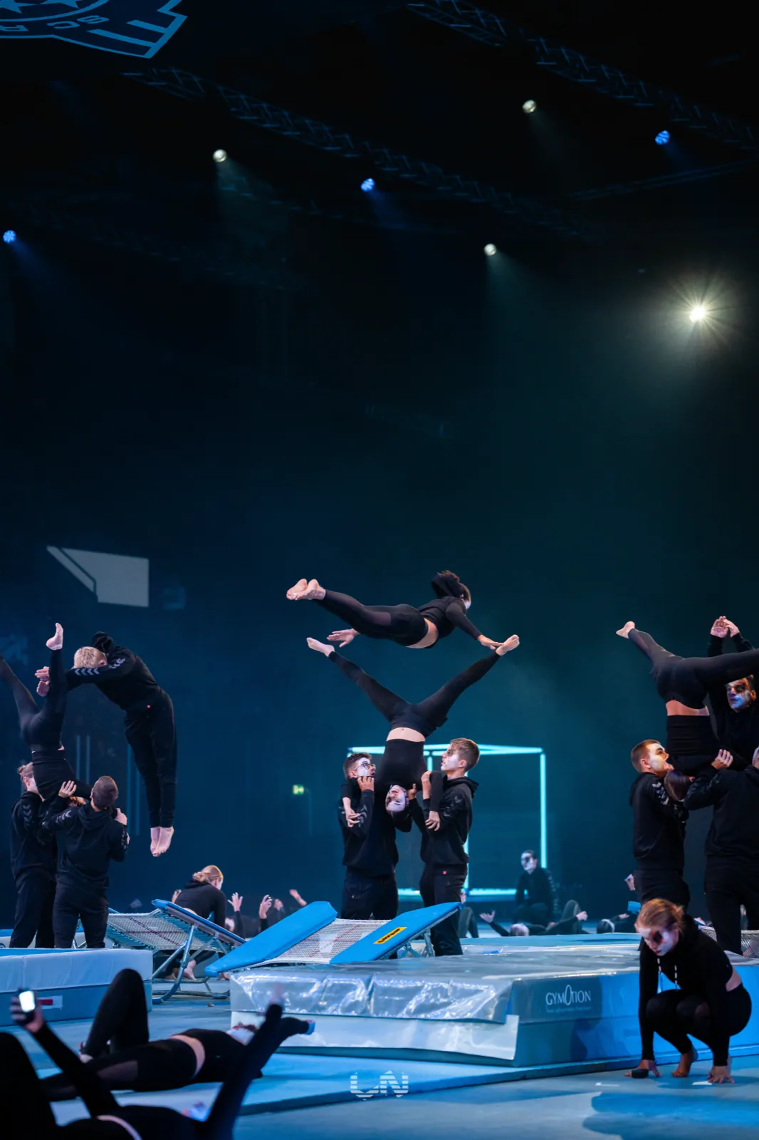 Acrobaties du Groupe Fribourg à la Soirée suisse 2023